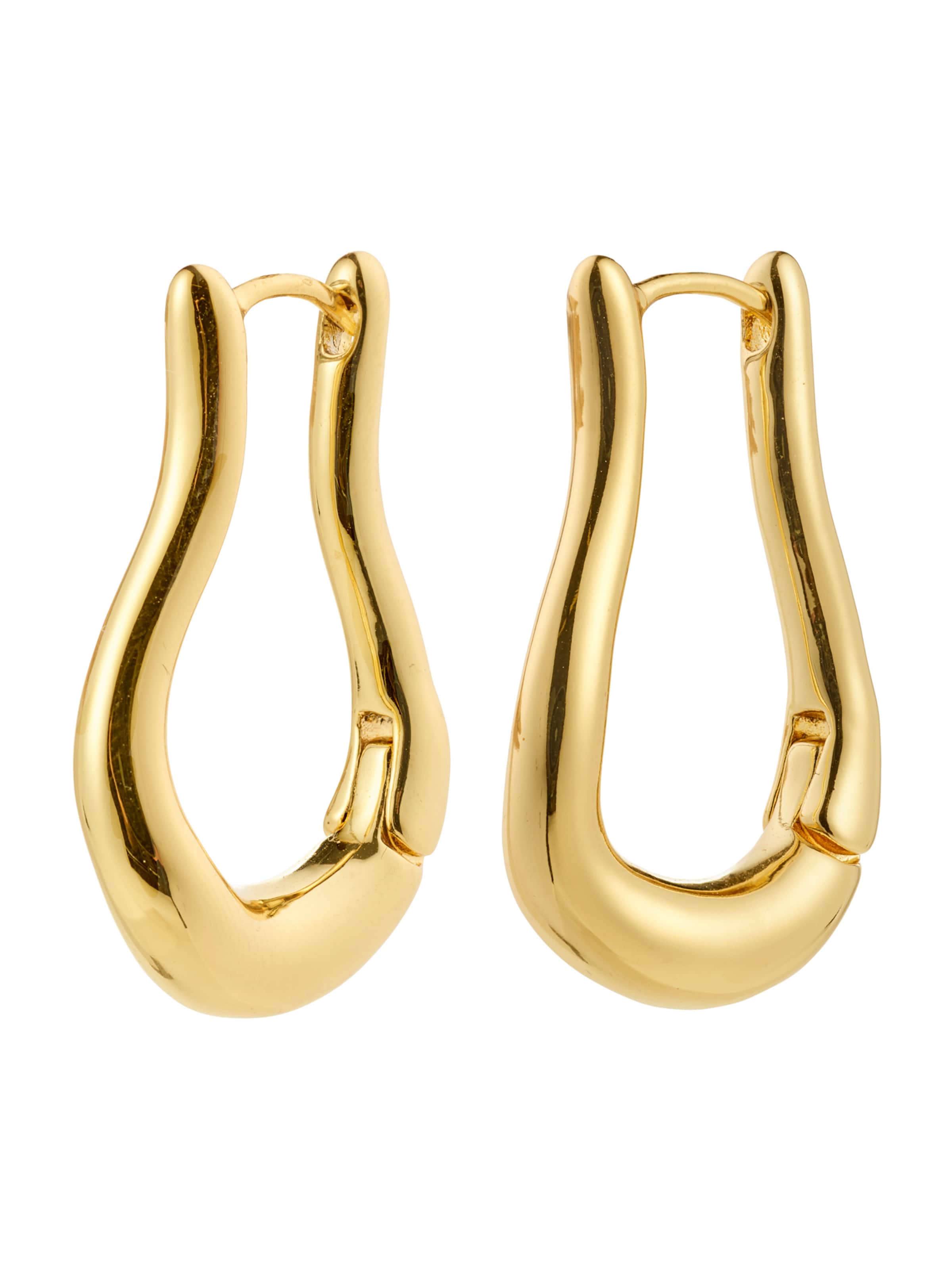 PilgrimNaušnice 'UNFOLD' - zlatna boja: prednji dio