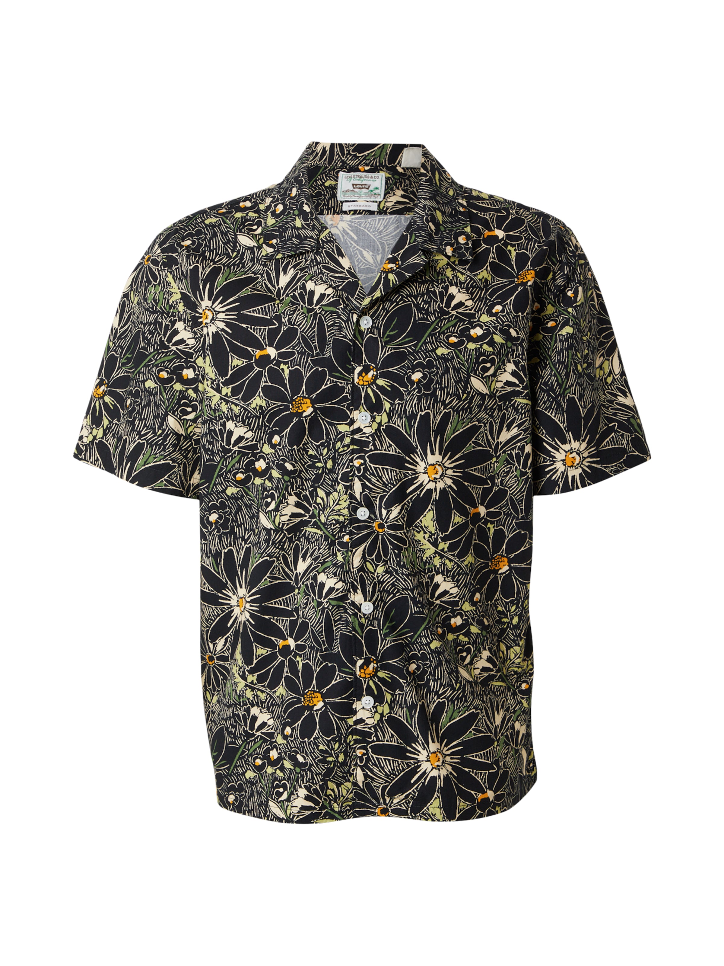 LEVI'S ® Button Up Shirt 'SUNSET' in Light beige / Dark yellow / Olive / Black, Item view