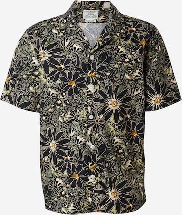 LEVI'S ®Regular Fit Košulja 'SUNSET' - crna boja: prednji dio