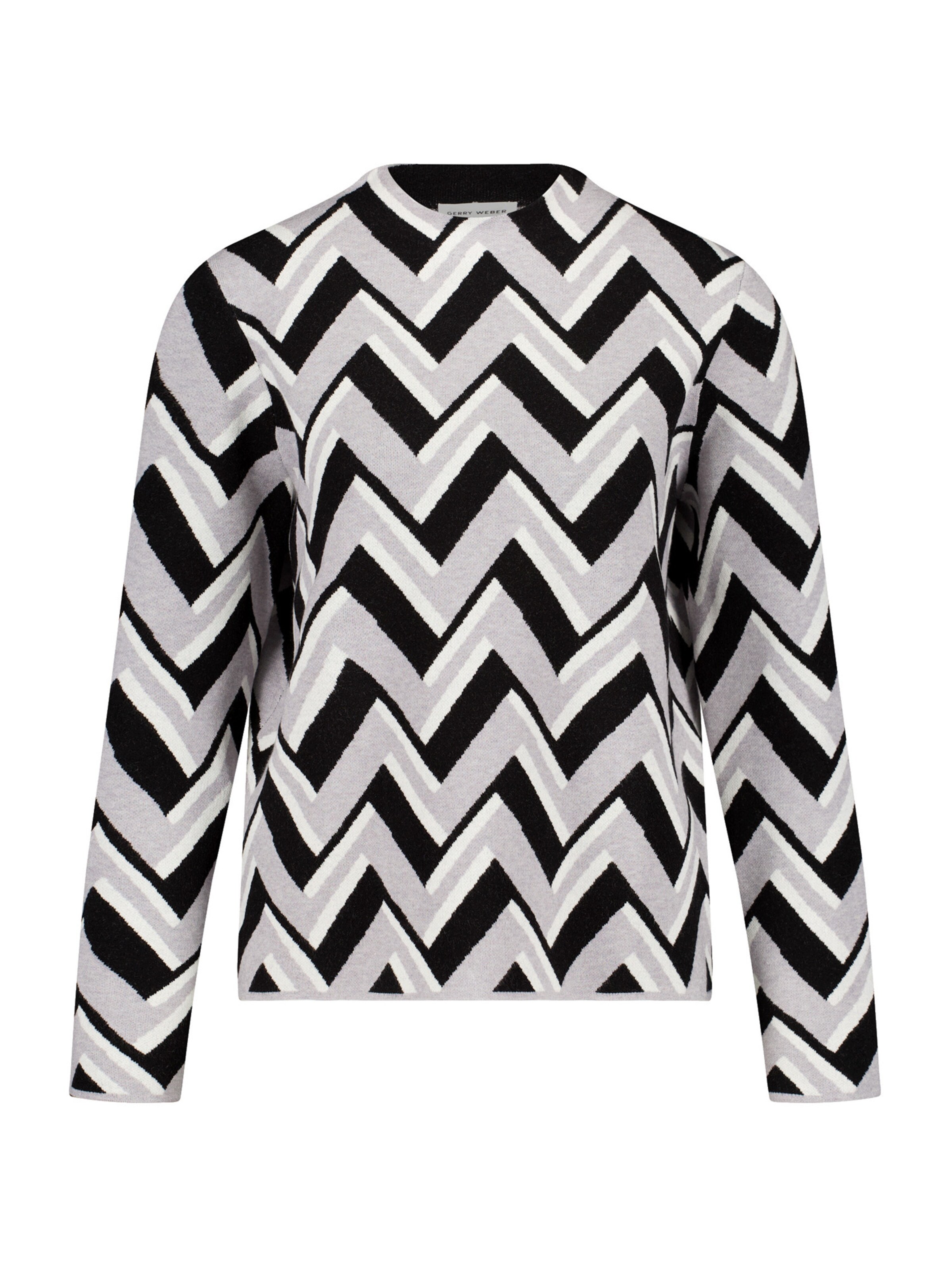 GERRY WEBER Kampsun, värv must: eest vaates