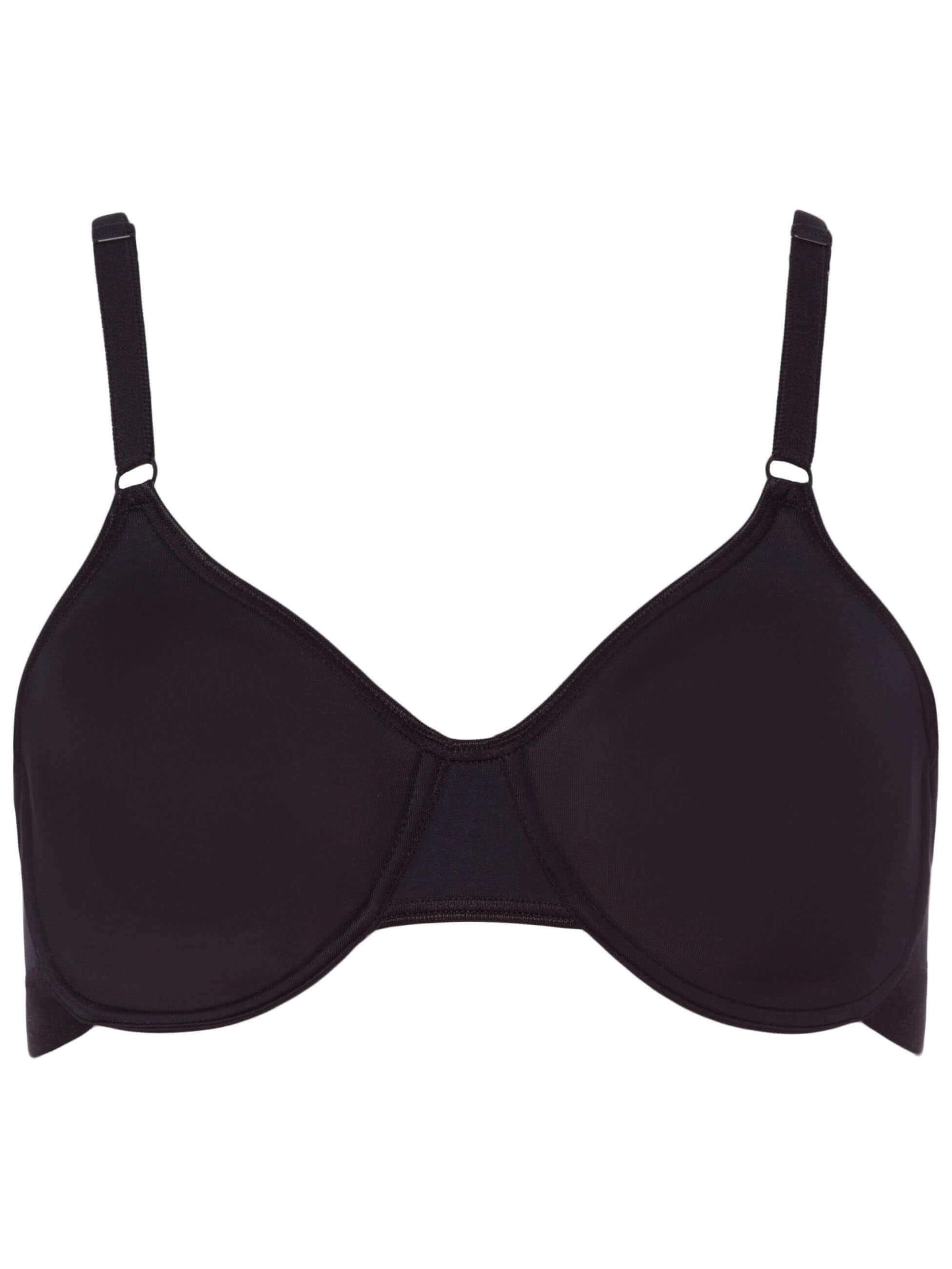 BeeDees Bra 'Bügel-BH Microfun W' in Black: front