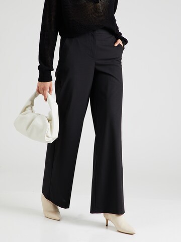 Wide leg Pantaloni eleganți 'BRIVIDO' de la MAX&Co. pe negru: față