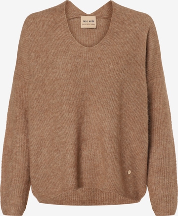 MOS MOSH Sweater in Brown: front