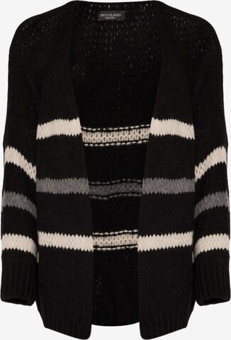 Cardigan oversize SASSYCLASSY en noir : devant