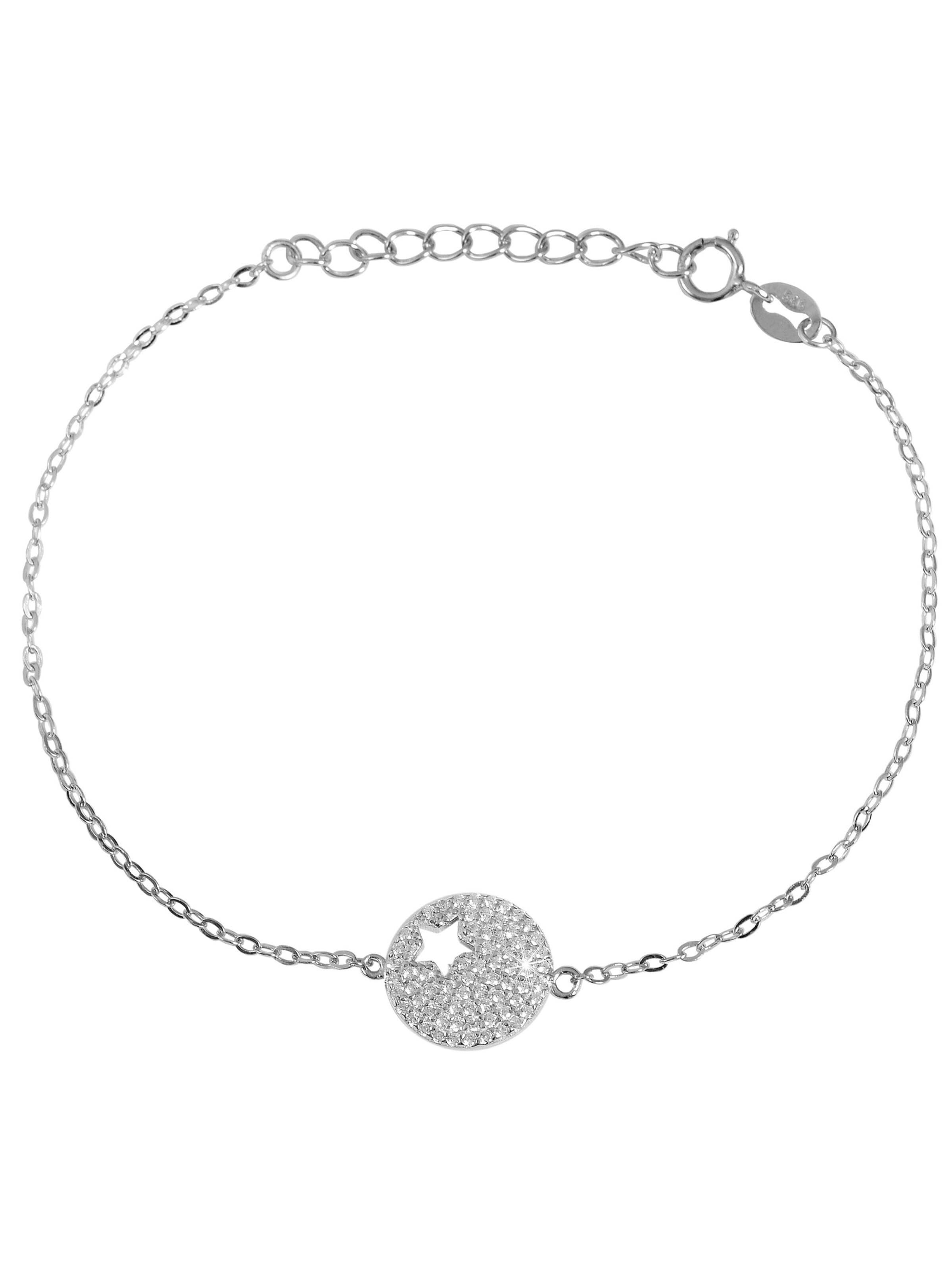 Akzent Bracelet 'Gorana, 925 Sterlingsilber, langlebig' in Silver: front