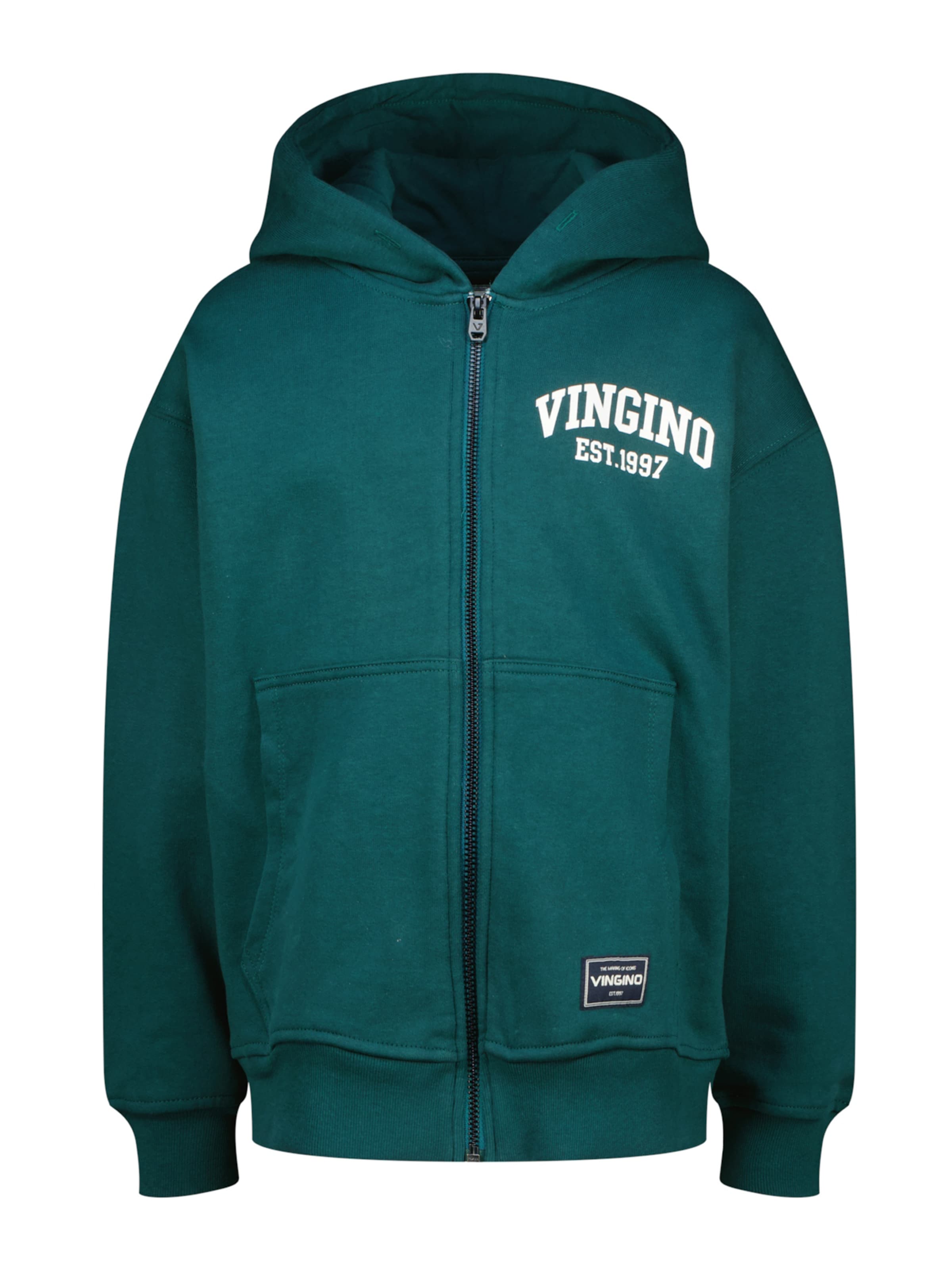 VINGINO Sweatjacka i grön: framsida