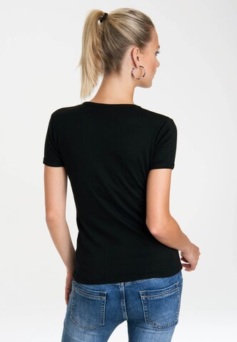 LOGOSHIRT Shirt 'Green Lantern' in Black