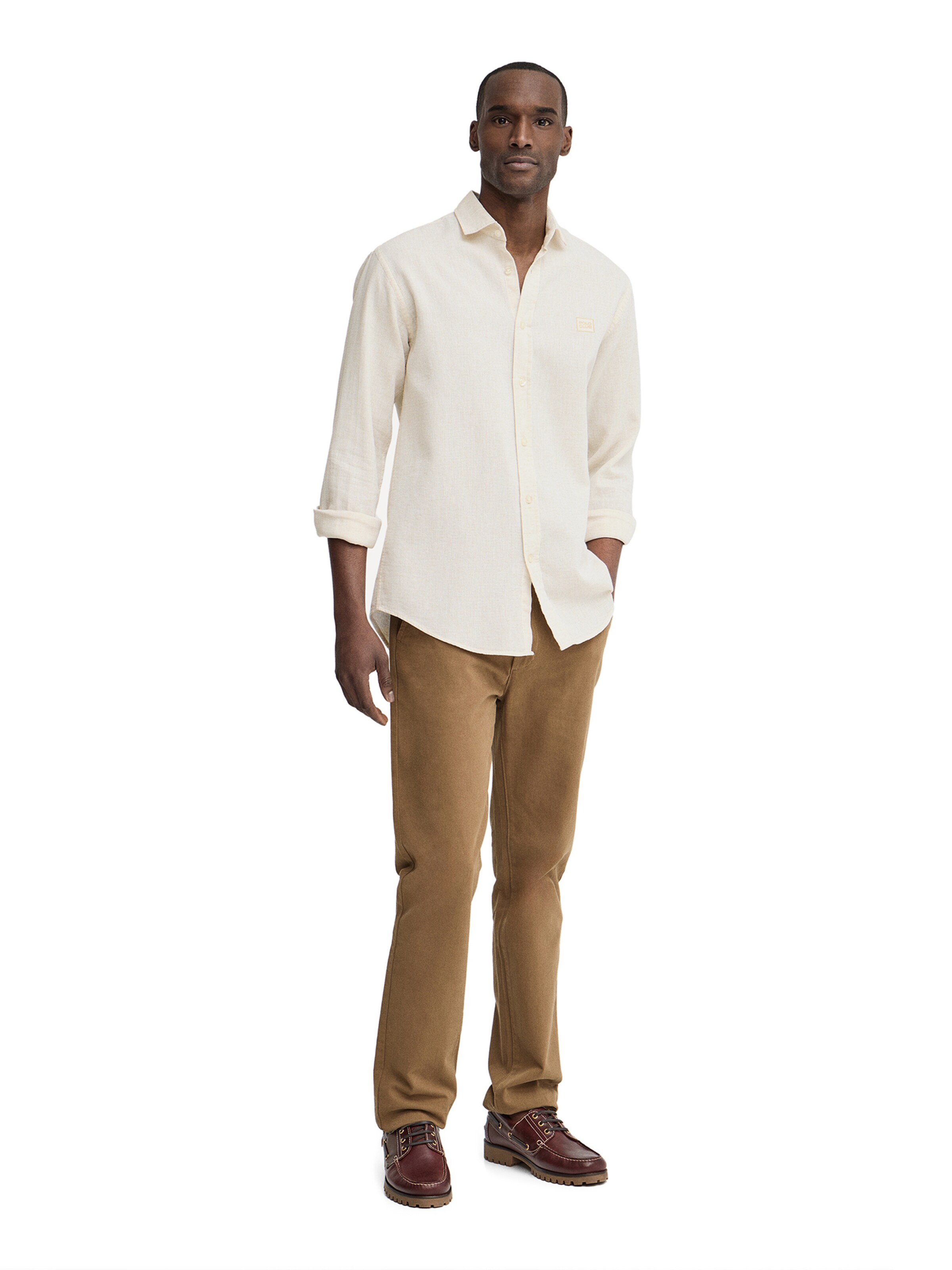 Polo Club Regular Fit Hemd in Beige