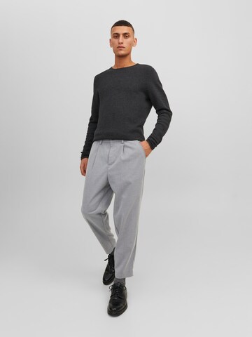 JACK & JONES Loosefit Hose 'Karl' in Grau