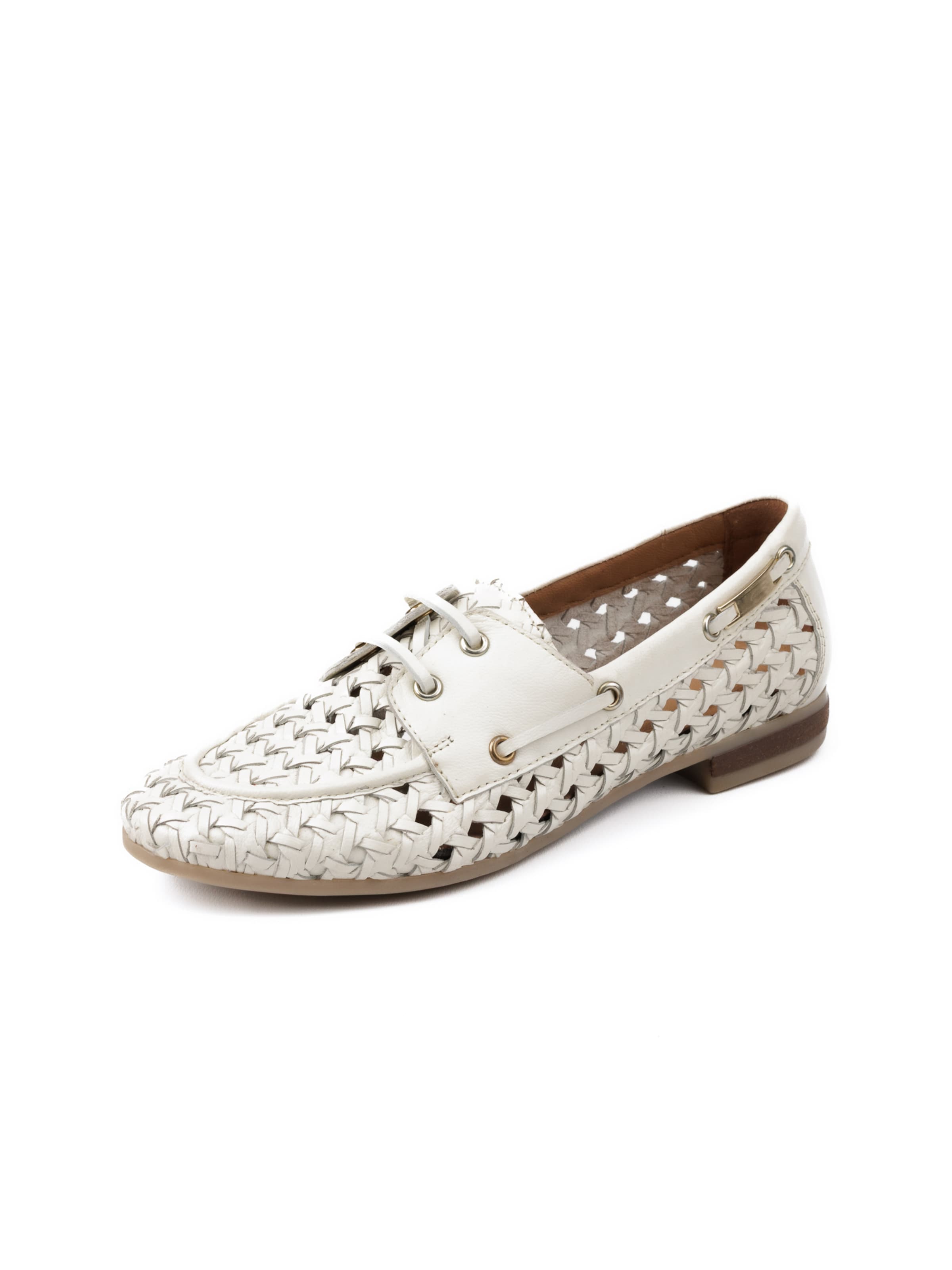 5PM Mocassins 'GAËLLE' in Wit: voorkant