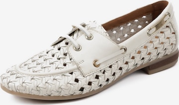 Mocassin 'GAËLLE' 5PM en blanc : devant