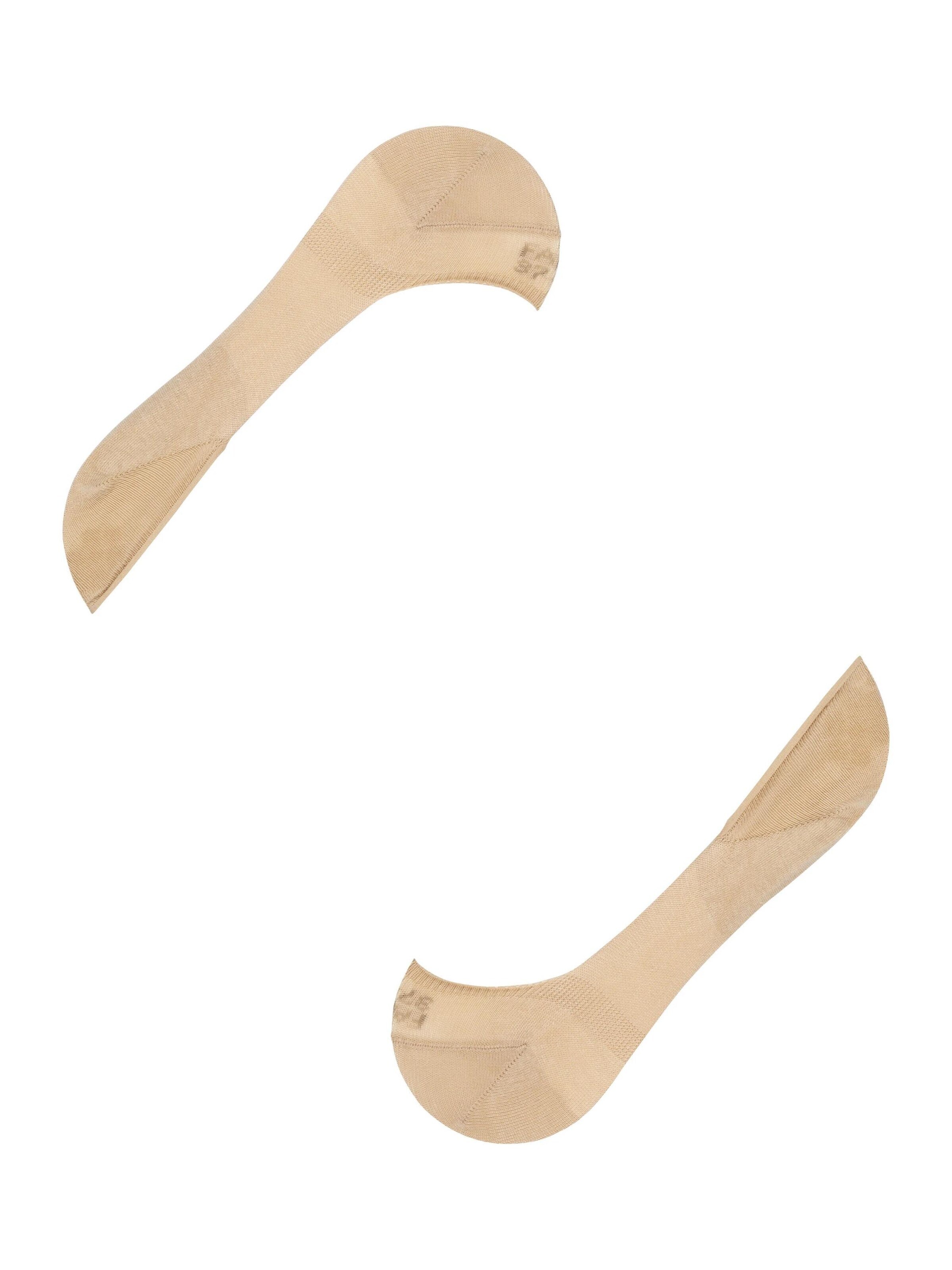 FALKE Ankle Socks 'Step Medium Cut Box' in Beige