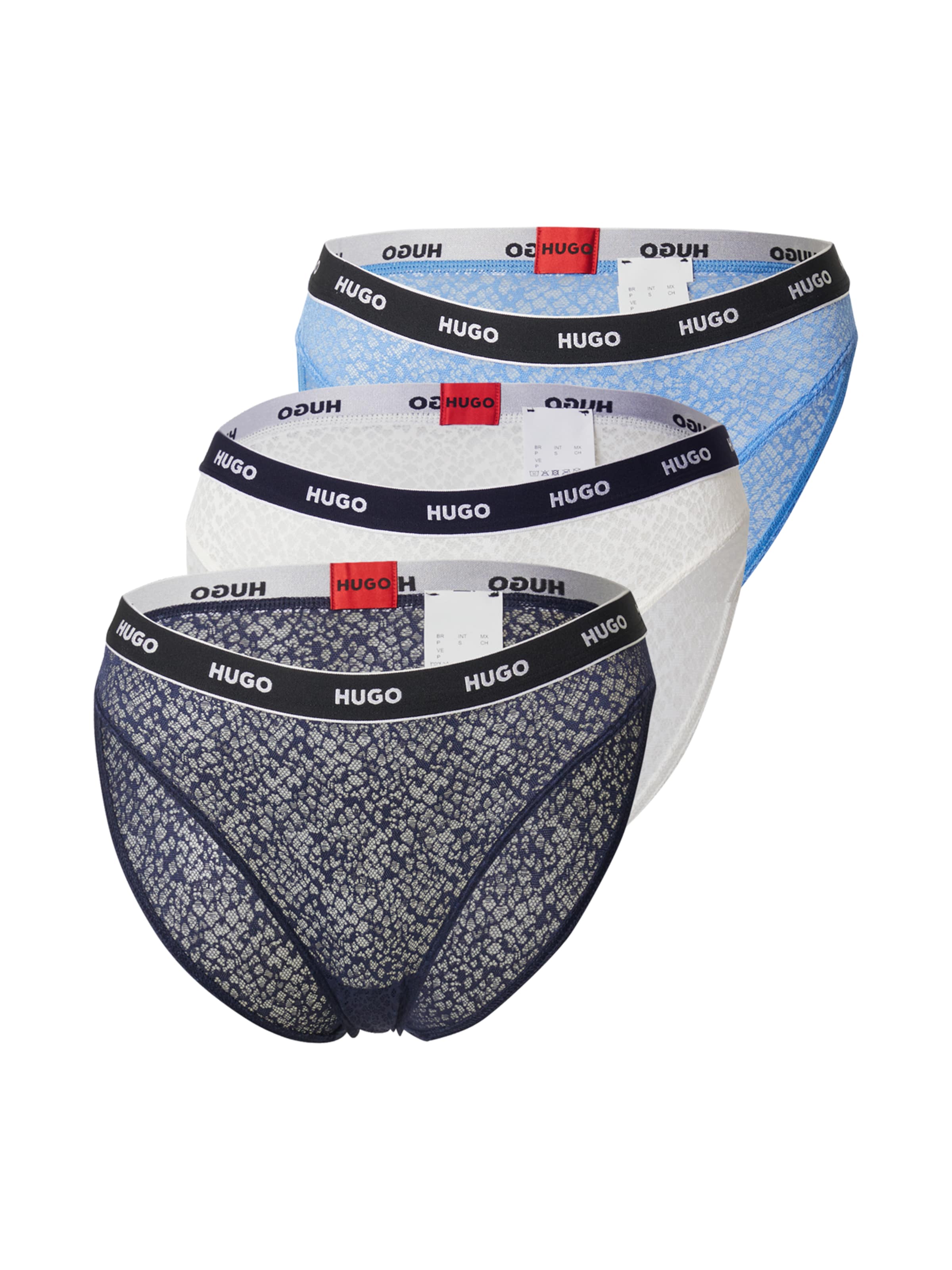 Slip HUGO en bleu : devant