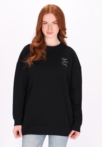 DreiMaster Vintage Sweatshirt in Black: front
