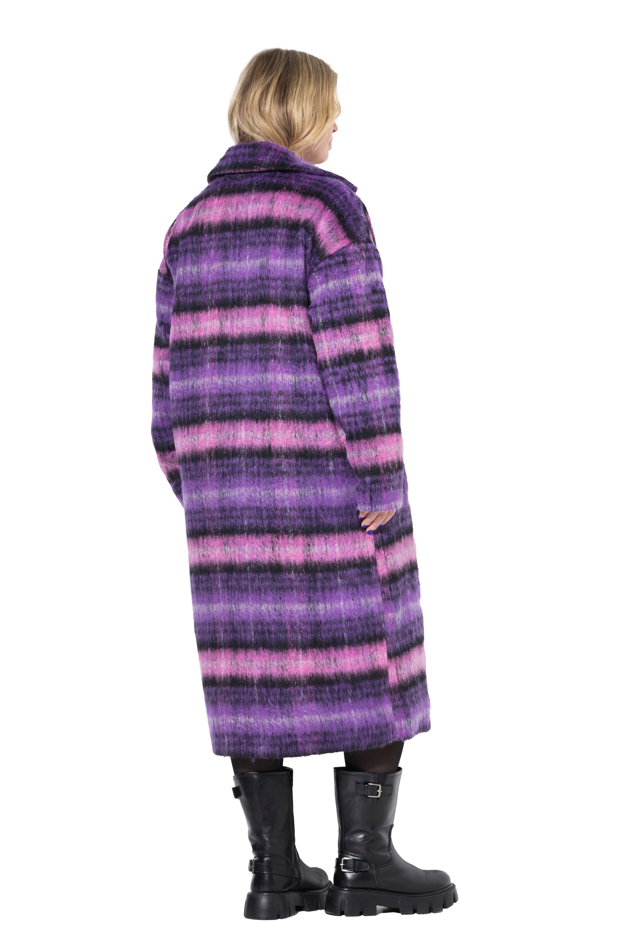 Studio Untold Between-Seasons Coat in Purple