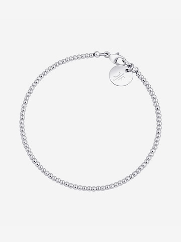 CLASSYANDFABULOUS Jewelry Armband 'CLASSYANDFABULOUS Beaded' in Silber: Vorderseite