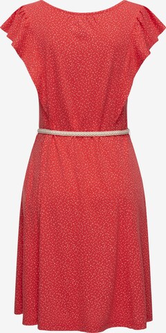 Ragwear Καλοκαιρινό φόρεμα 'Valeta' σε κόκκινο