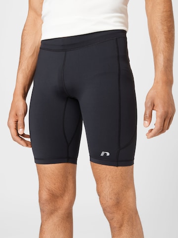 Newline Skinny Sportshorts in Schwarz