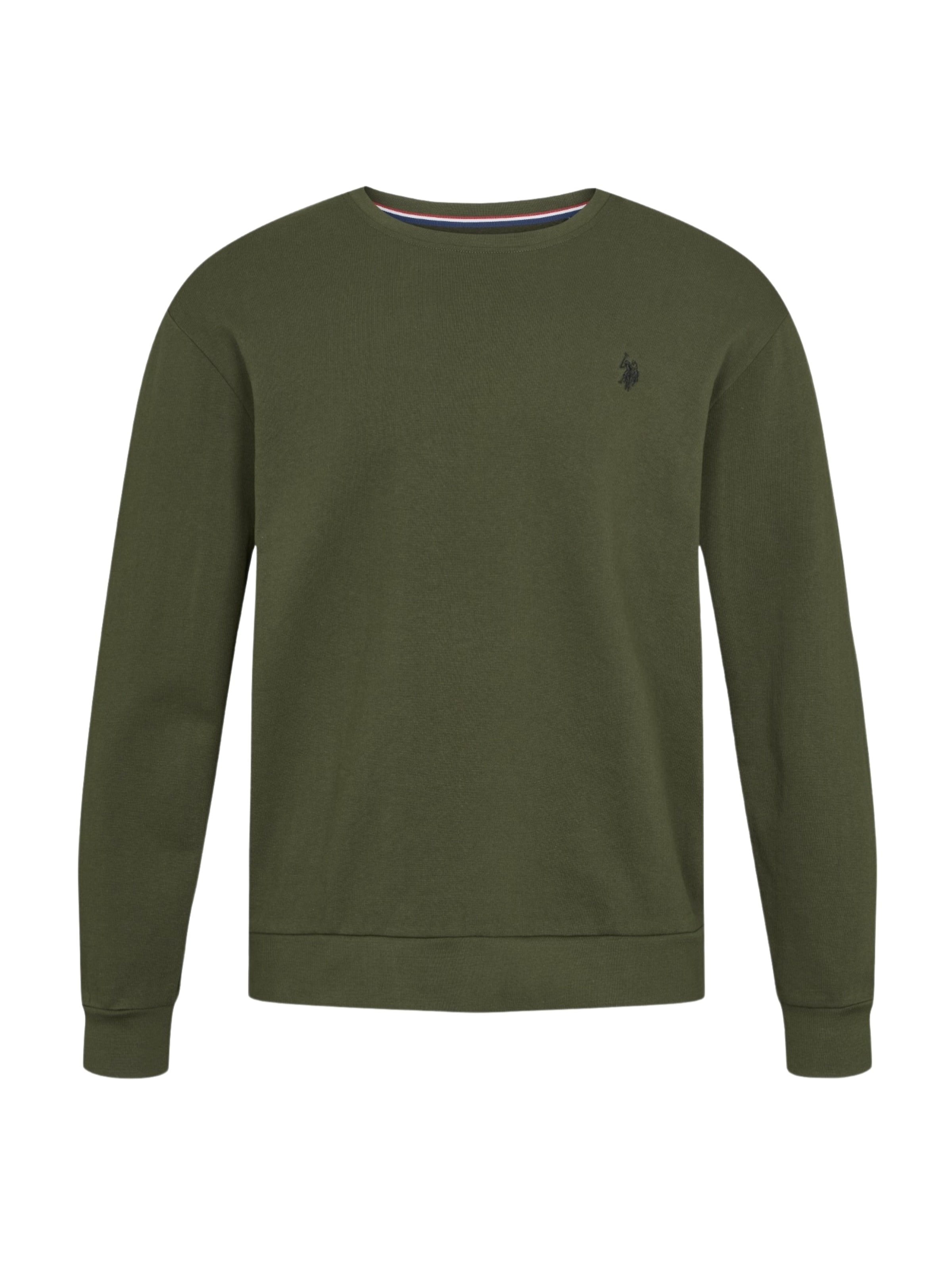 U.S. POLO ASSN. Sweatshirt 'Adler' i grøn: forside
