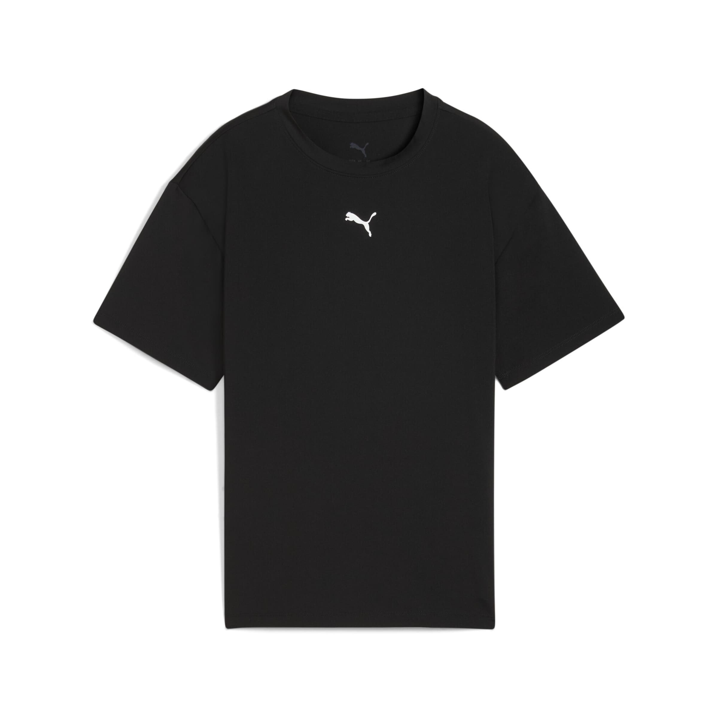 PUMA Funktionsshirt 'Train All Day Ess' in Schwarz: Vorderseite