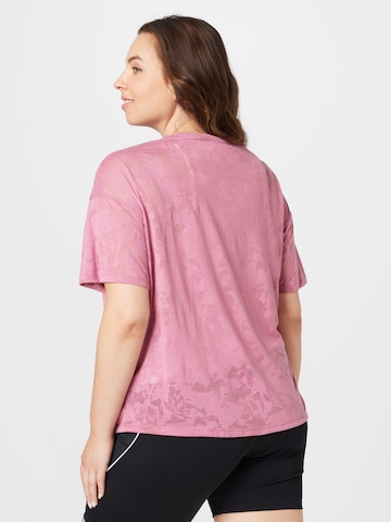 Only Play Curvy - Camiseta funcional 'EKIN' en rosa