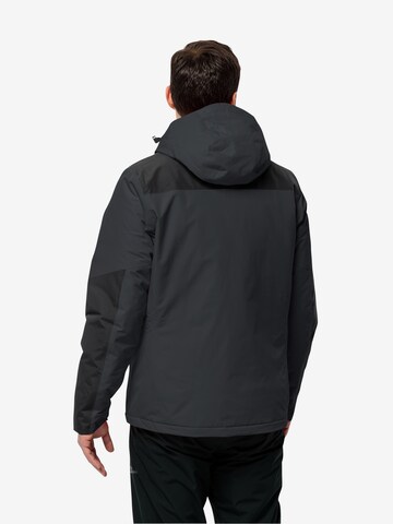 JACK WOLFSKIN Outdoorjacke 'JASPER' in Schwarz