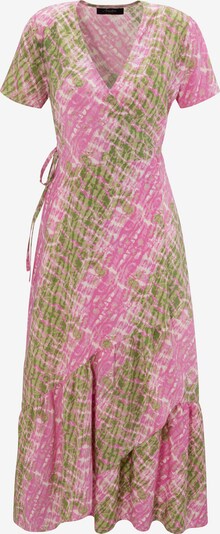 Aniston CASUAL Sommerkleid in grasgrün / hellgrün / fuchsia / weiß, Produktansicht