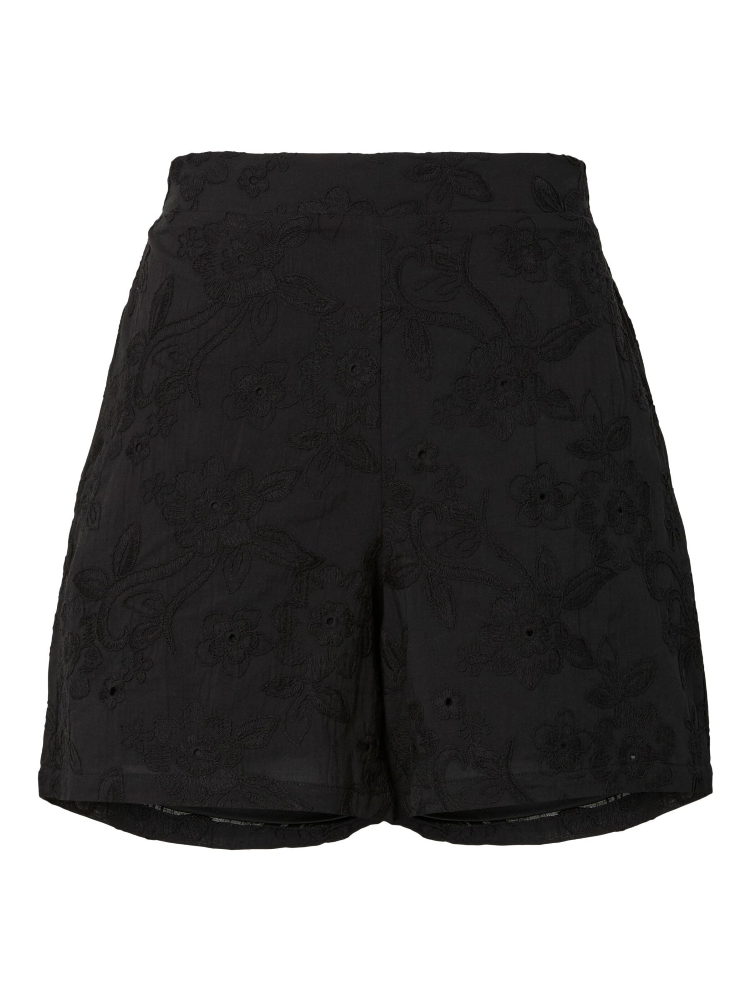Pantalon PIECES en noir : devant