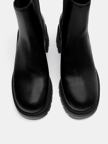 Pull&BearChelsea čizme - crna boja