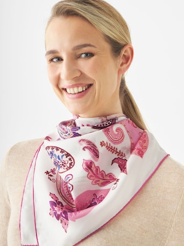 CODELLO Tuch Seidentuch Paisleymuster in Weiß