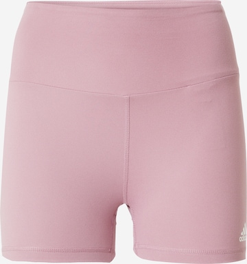 ADIDAS SPORTSWEAR - Calças de desporto 'Essential' em rosa: frente