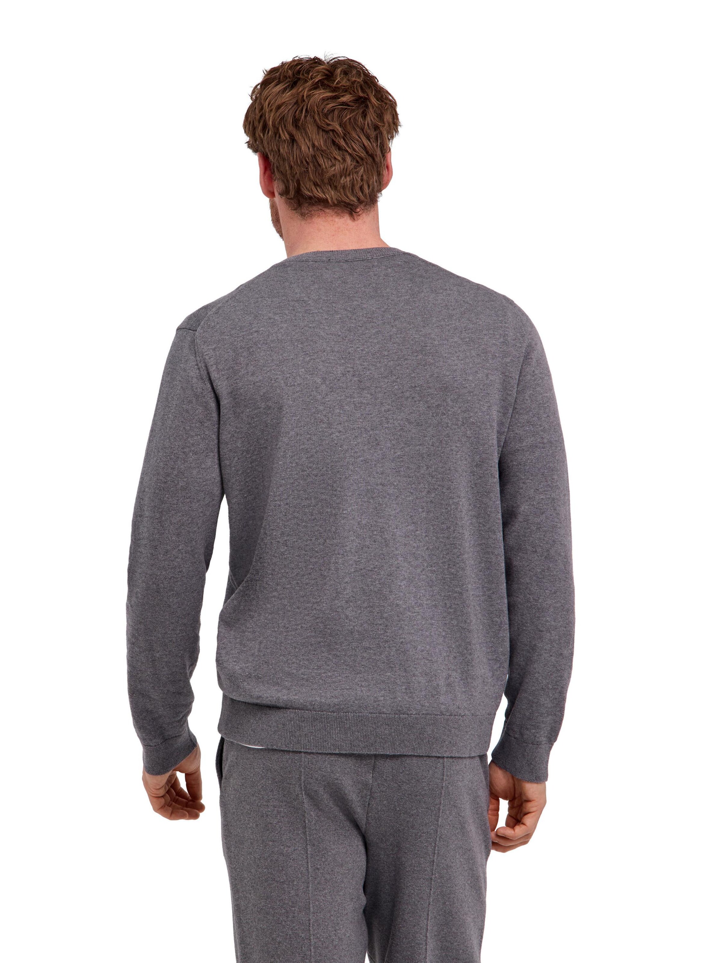 FALKE Pullover 'Pure Cotton'‌ in Grau