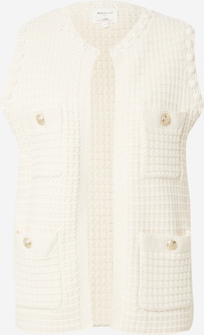 Maison 123 Knitted Vest 'LEA' in White: front