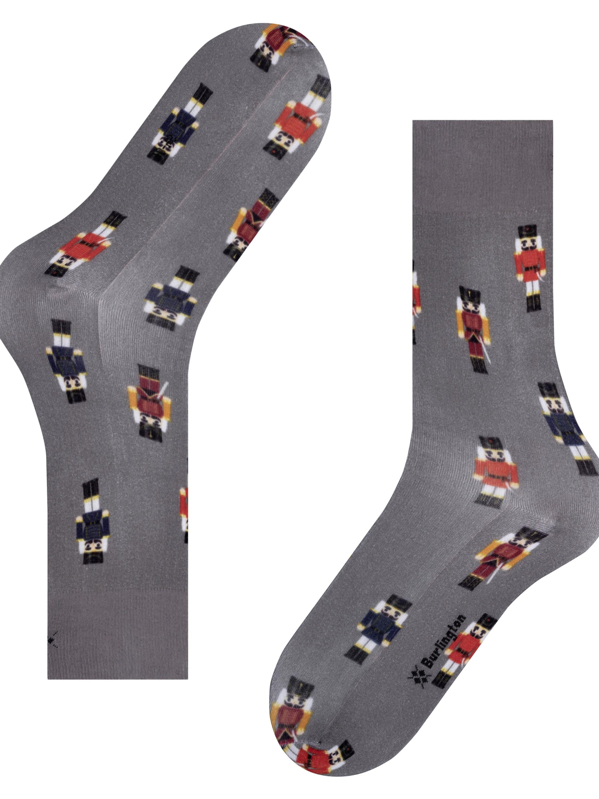 BURLINGTON Socks 'December Days' in Grey