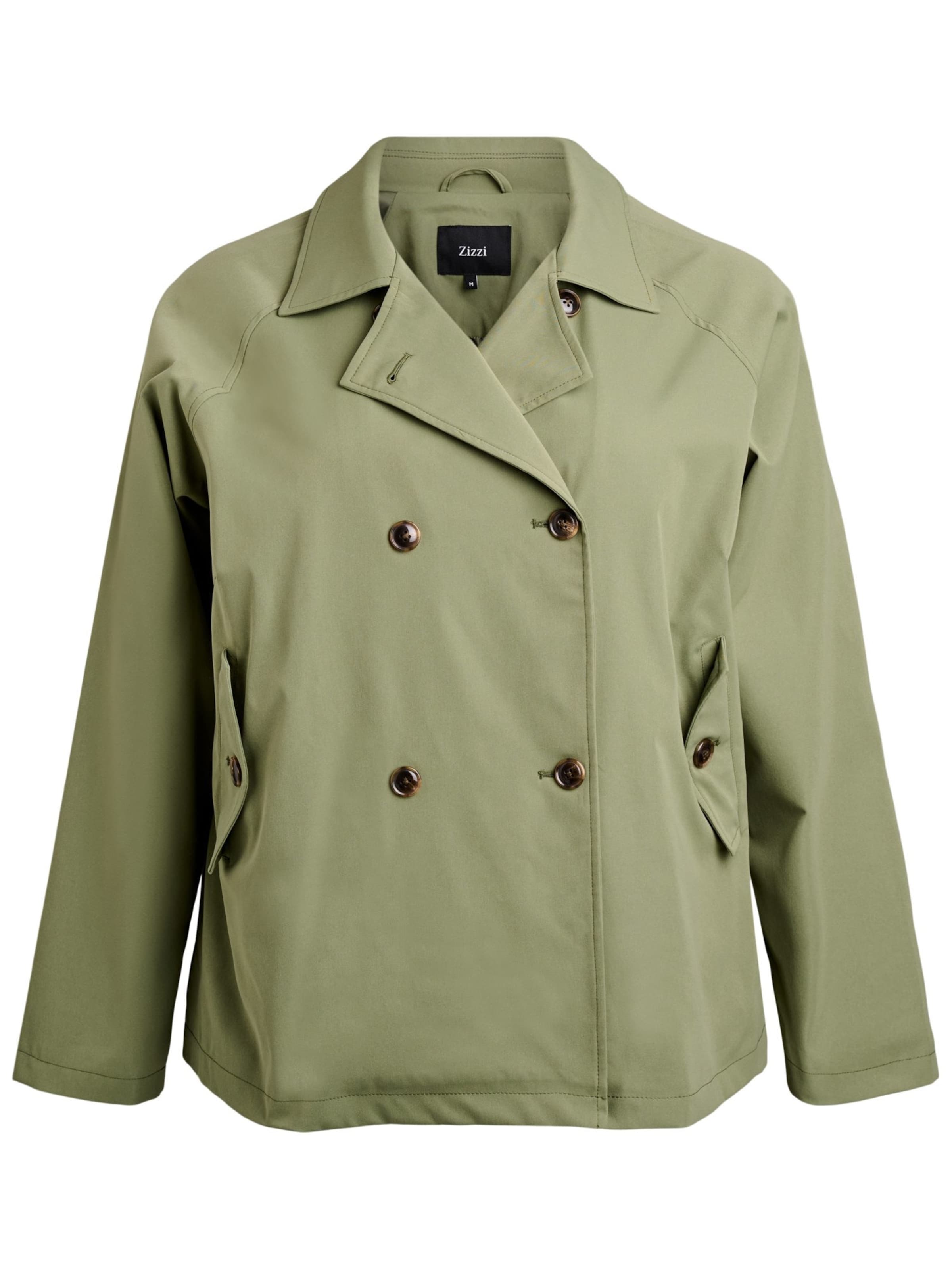 Zizzi Átmeneti kabátok - zöld: elől