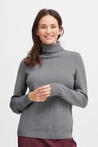 b.young Pullover 'Manina' in Grau: predná strana