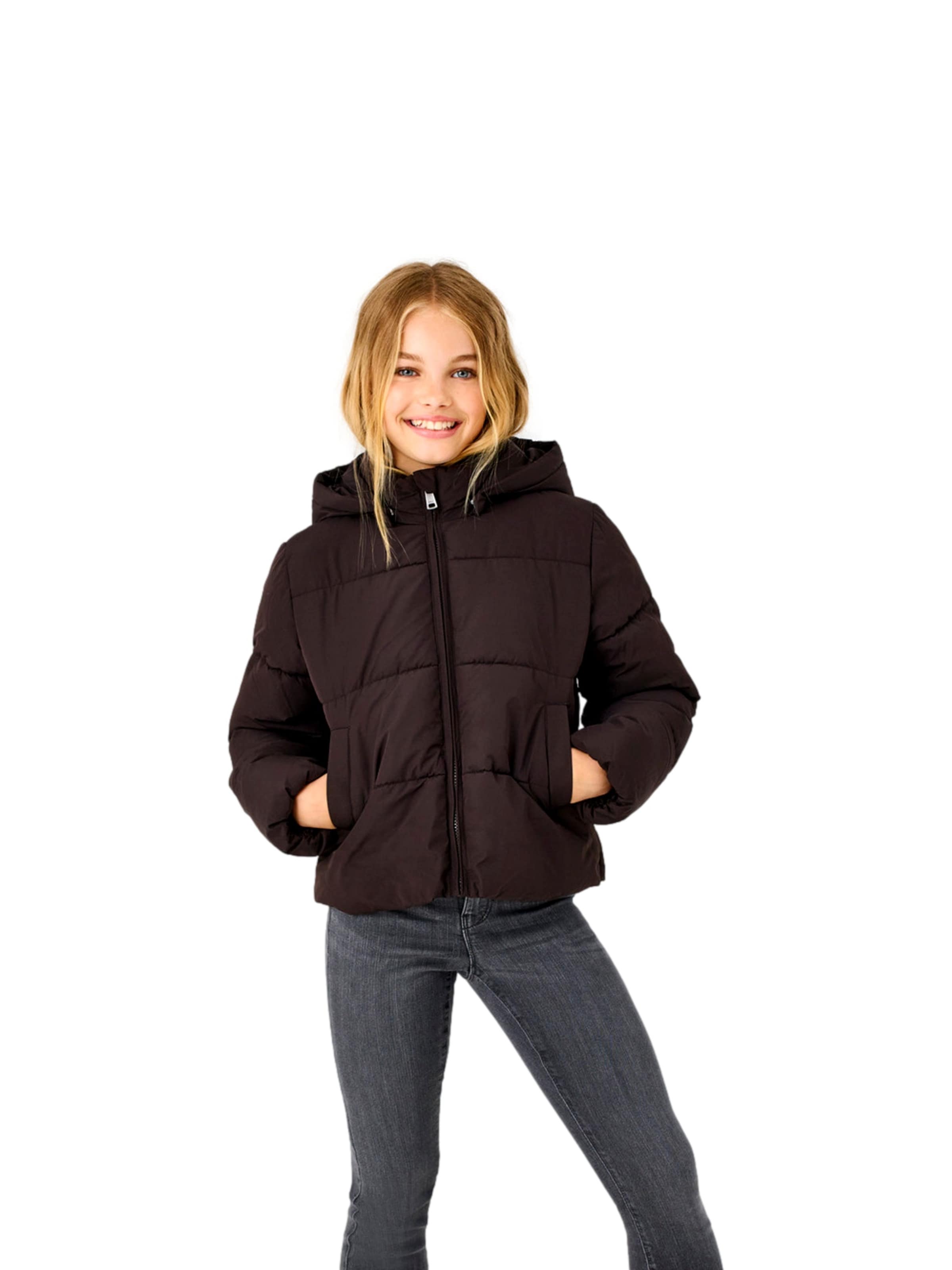 NAME IT Winter jacket 'NKFJuta Life' in Brown: front