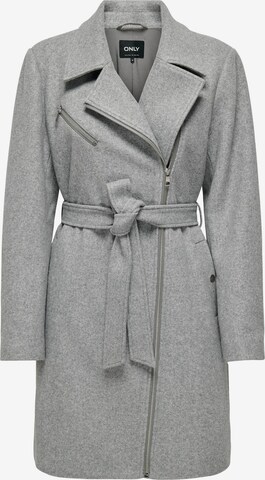 ONLY Between-Seasons Coat 'EMILY' in Grey: front