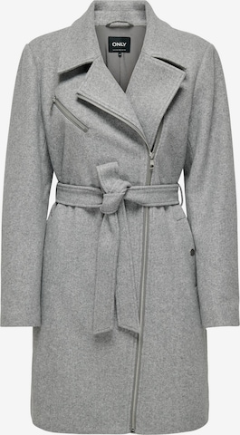 ONLY Between-Seasons Coat 'EMILY' in Grey: front