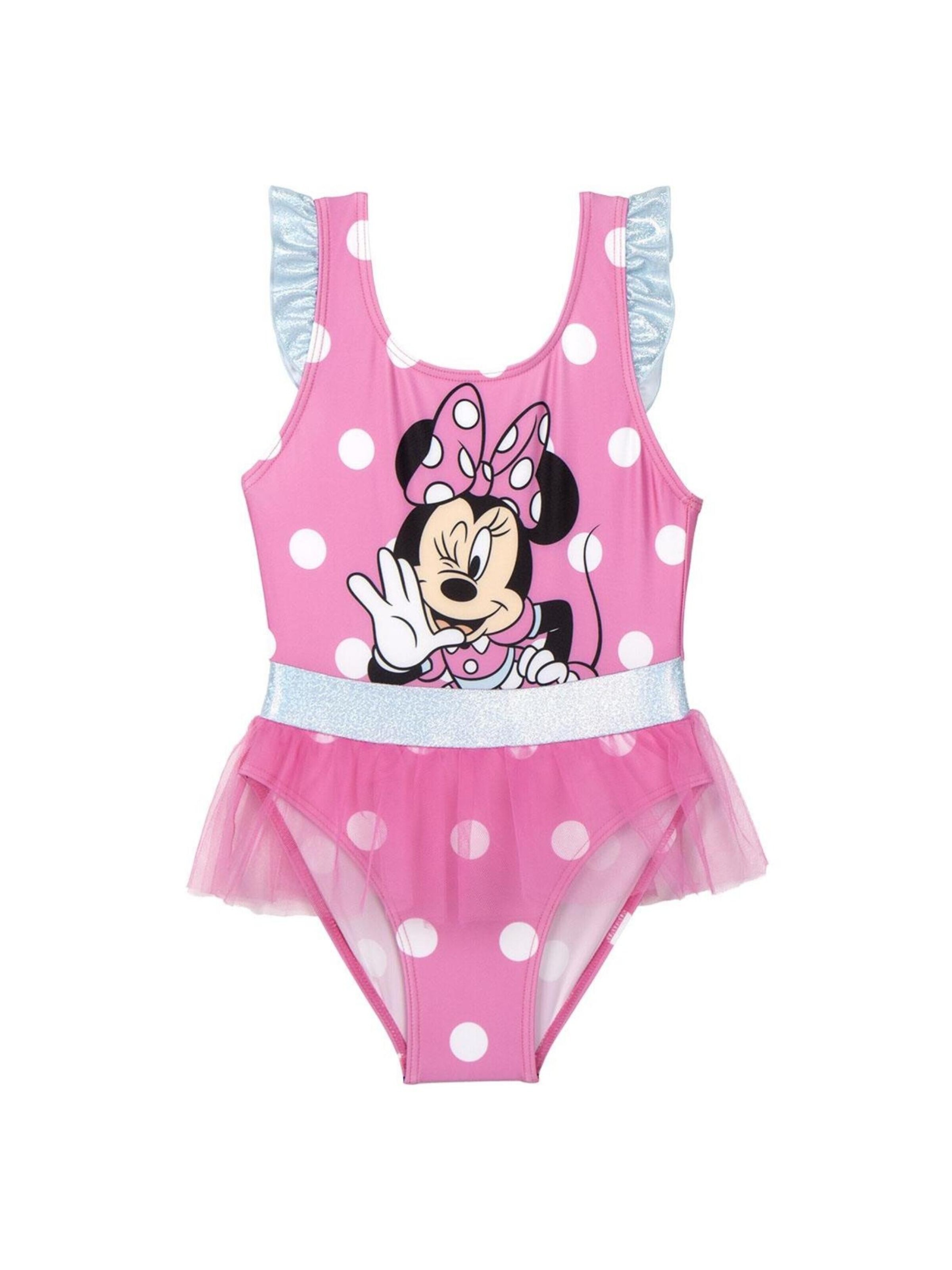 Maillot de bain 'Minnie' DISNEY en rose : devant