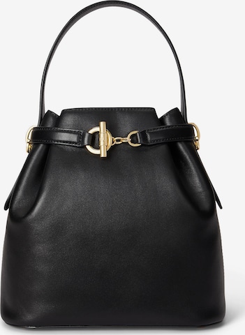 Borsa a mano di Lauren Ralph Lauren in nero: frontale