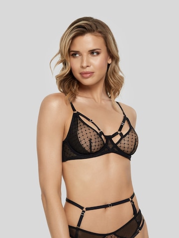 Marc & André Bra in Black: front