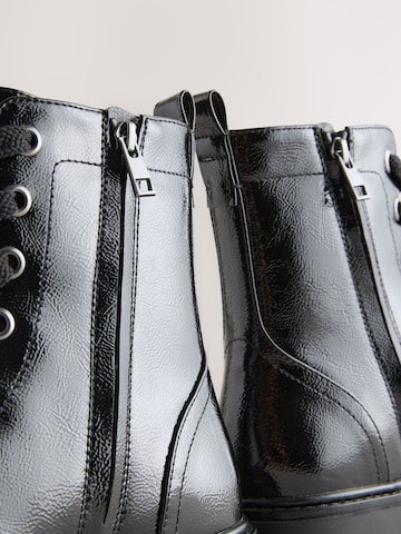 Next Lace-up bootie 'Forever Comfort' in Black