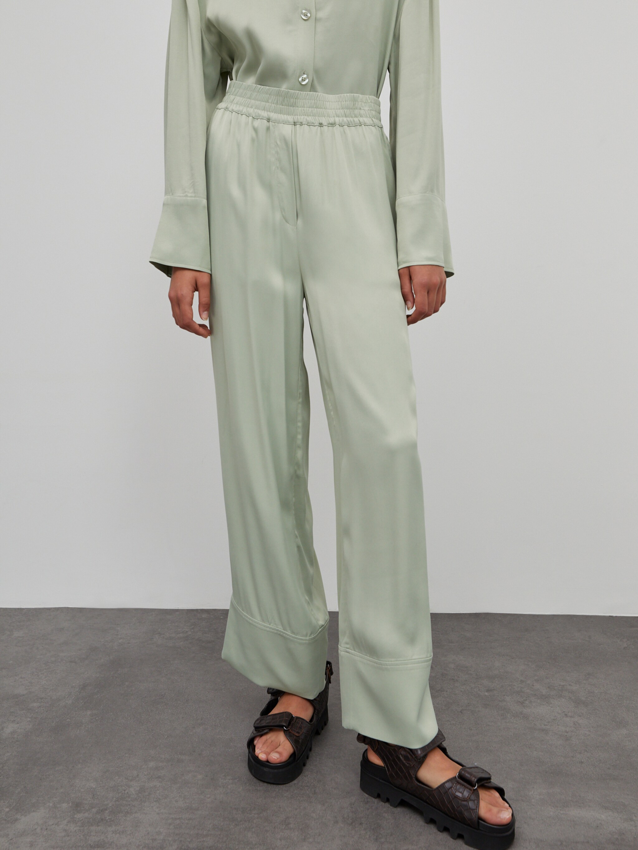 EDITED Producten Broek 'Lyric' Groen
