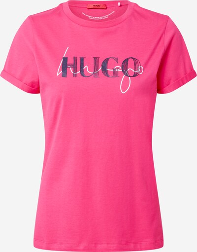 HUGO Μπλουζάκι σε ροζ / μαύρο / λευκό, Άποψη προϊόντος