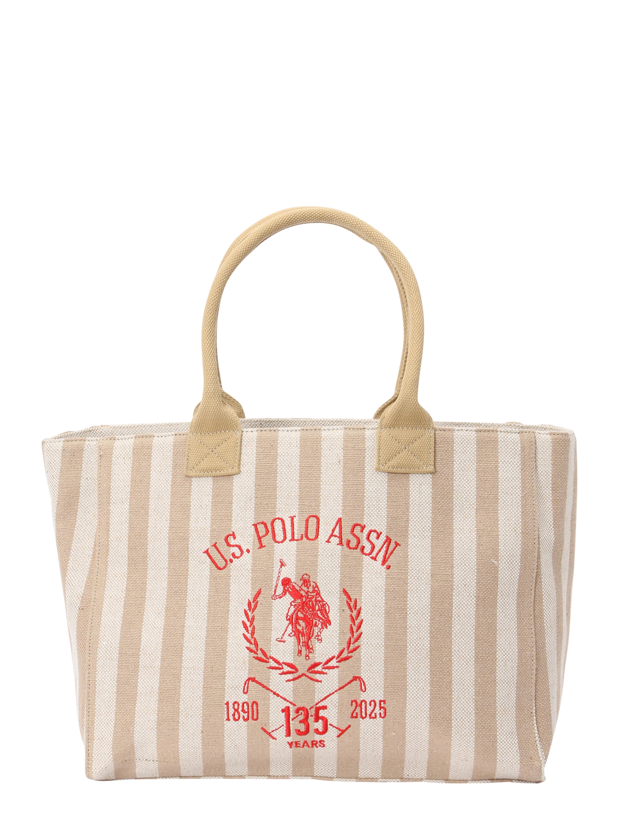 U.S. POLO ASSN. Shopper táska - bézs: elől