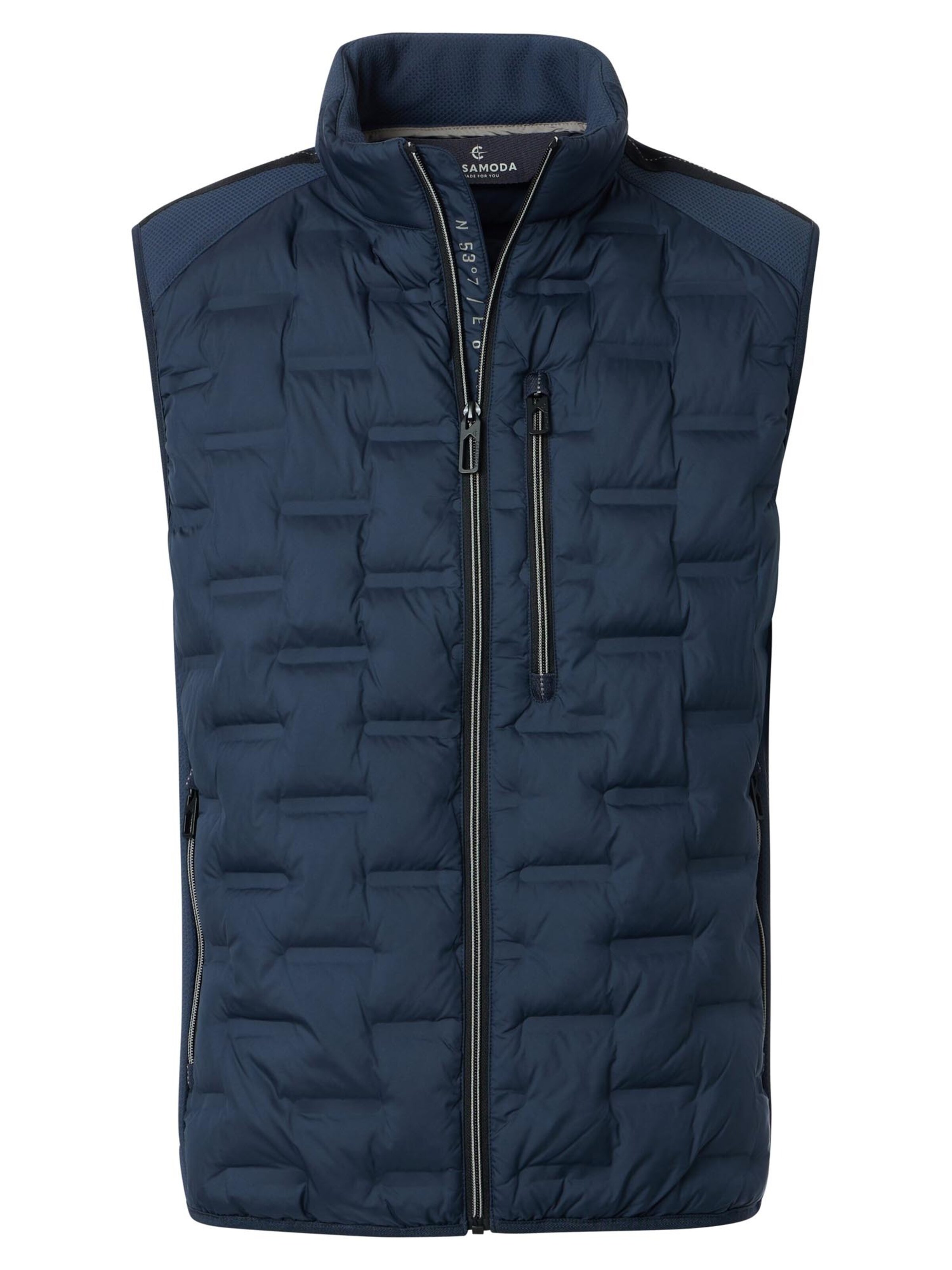 CASAMODA Weste 'Basic'‌‌‌‌‌ in Blau: Vorderseite