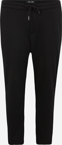 Only & Sons Big & Tall Zwężany krój Spodnie w kolorze czarny: przód