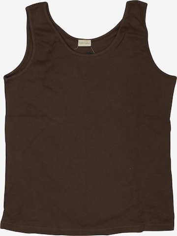 hessnatur Top & Shirt in L in Brown: front