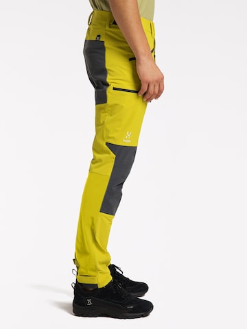 Haglöfs Slim fit Outdoor Pants in Yellow